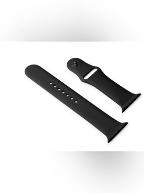 Apple Sport Watch Band Black Silicone for 44mm Apple Watch